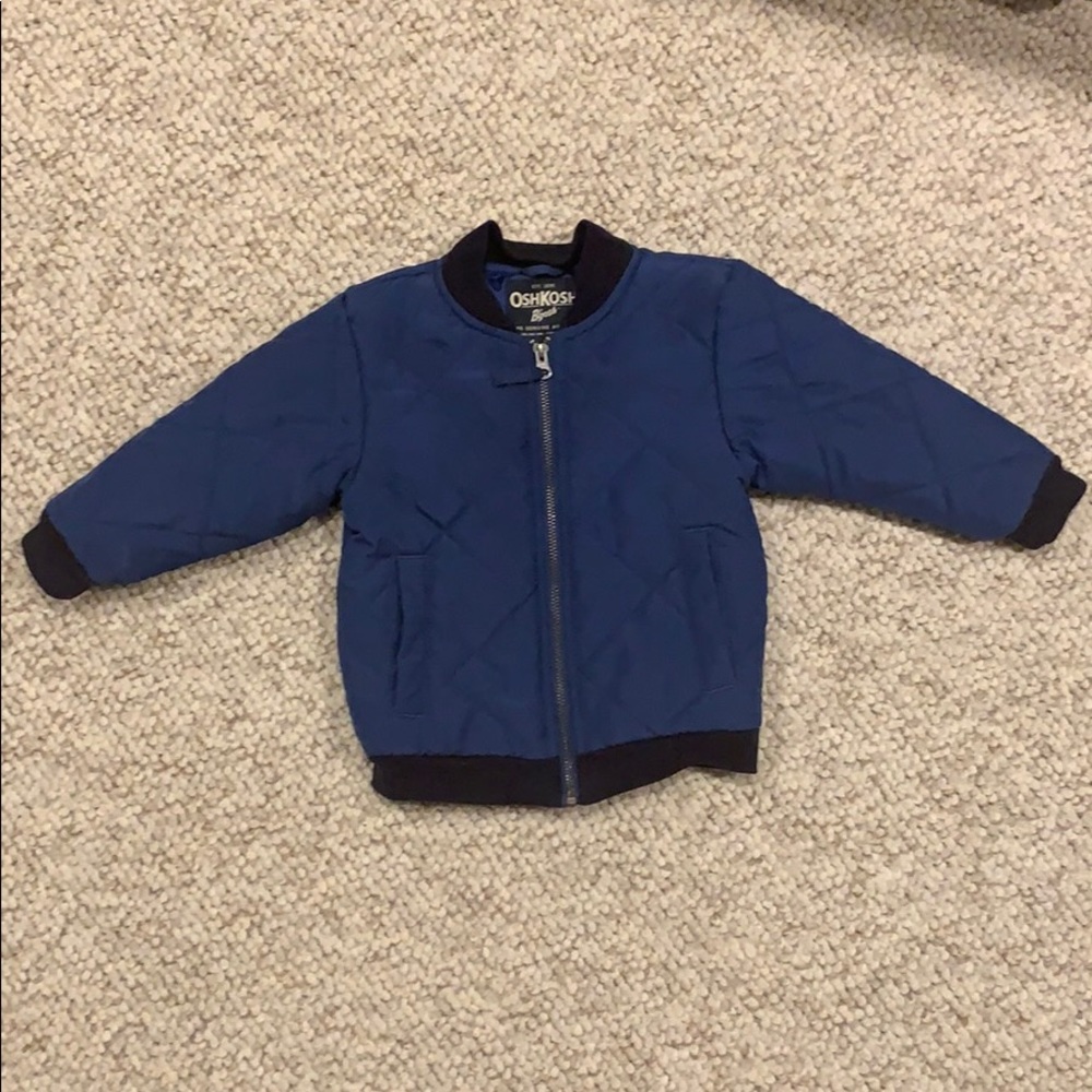 9-12 month OshKosh B’gosh quilted bomber jacket